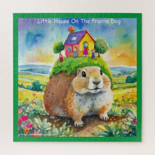 Rick London Prairie Dog Life Comic XL  Jigsaw Puzzle