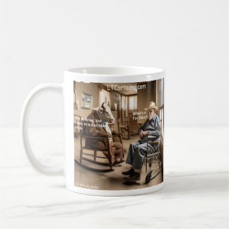 Rick London Retired Far Side Cow Likes To Brag  Coffee Mug