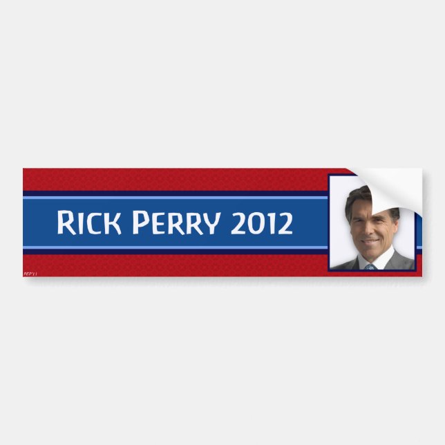 Rick Perry 2012 Bumper Sticker (Front)