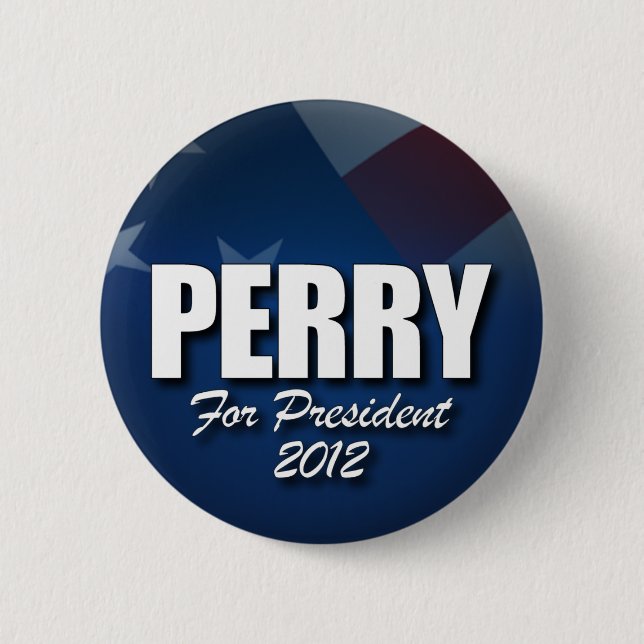 Rick Perry 2012 Button (Front)