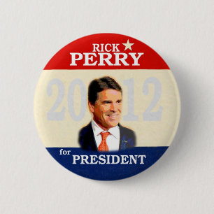 Rick Perry 2012 Button