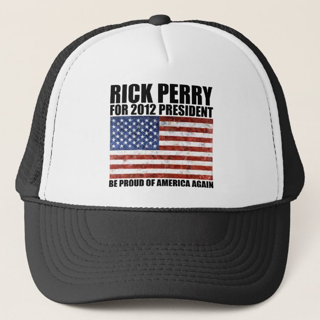 Rick Perry 2012 President Trucker Hat (Front)
