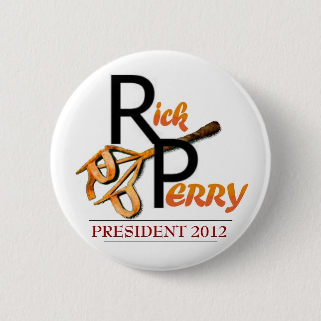 Rick Perry Brand Pinback Button (Front)