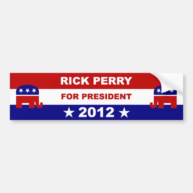 Rick Perry Bumper Sticker (Front)