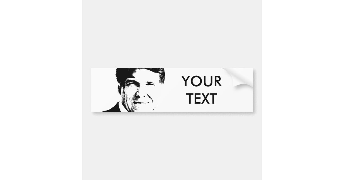 Rick Perry Sign Rick Perry Bumper Sticker | Zazzle