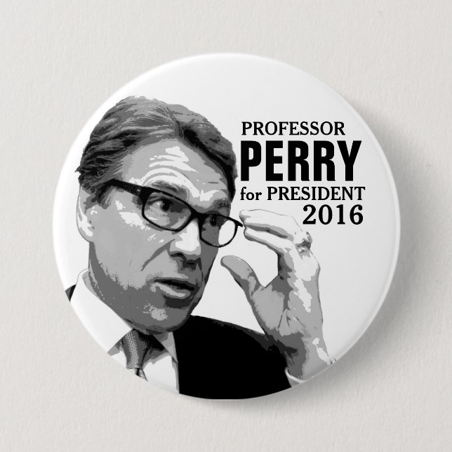 Rick Perry for President 2016 Pinback Button (Front)