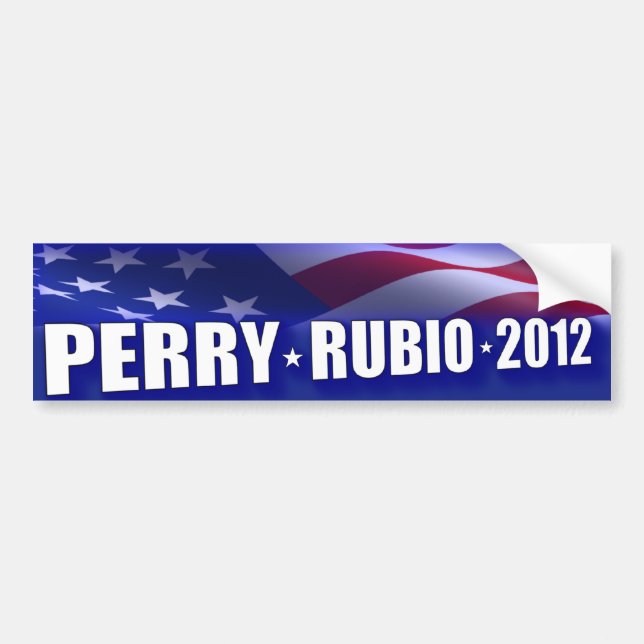 Rick Perry - Marco Rubio 2012 Bumper Sticker (Front)