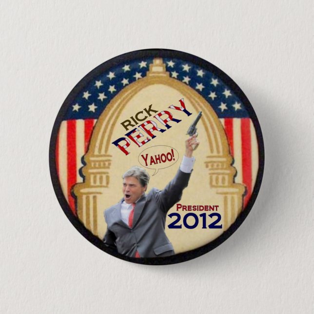Rick Perry President 2012 Button (Front)
