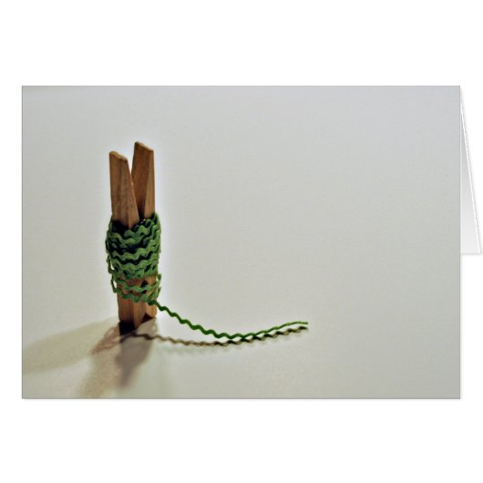 Rick Rack and a clothespin (Front Horizontal)