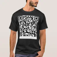 Dad Joke Rick Roll QR Code Funny Holiday Ornament