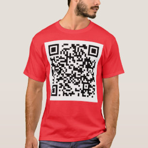 Rick Roll QR Code Kids Long Sleeve TShirt