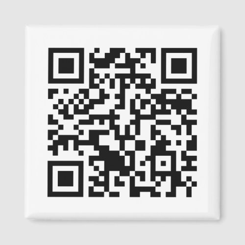 Rick Roll QR Code Rickrolled Magnet