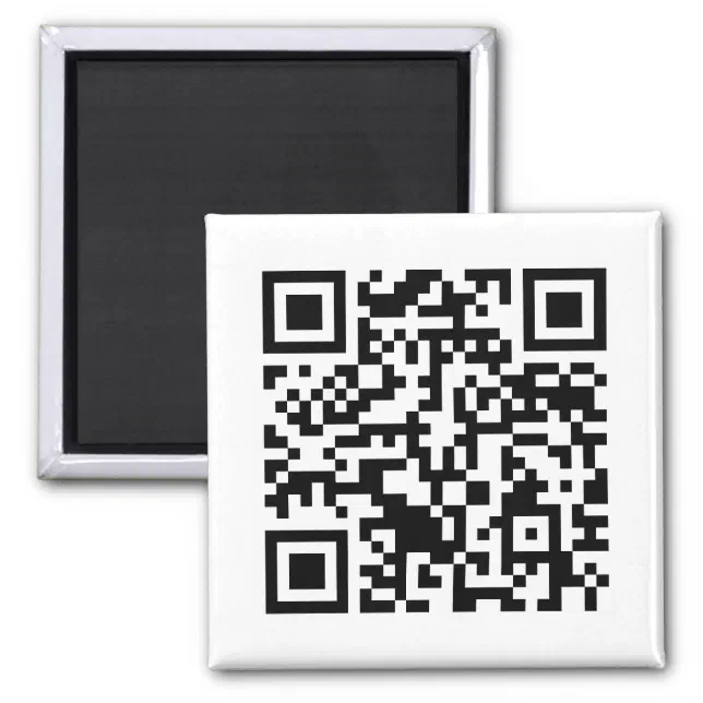 Rick Roll GIF QR Code - Rick Roll - Magnet