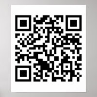 Rick Roll Link QR Code | Poster