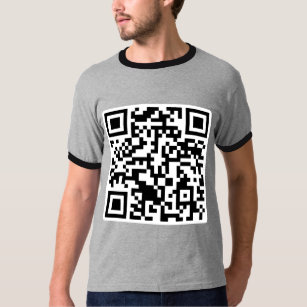 Rick Roll Qr Code T Shirts Rick Roll Qr Code T Shirt Designs Zazzle - rick roll qr code roblox shirt