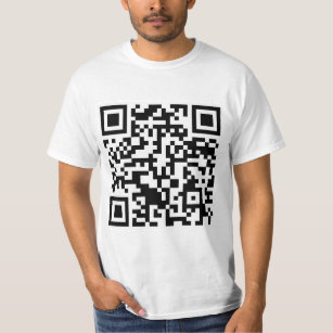 Funny 'Rick Roll QR' Code Scan Prank Meme Design Kids T-Shirt