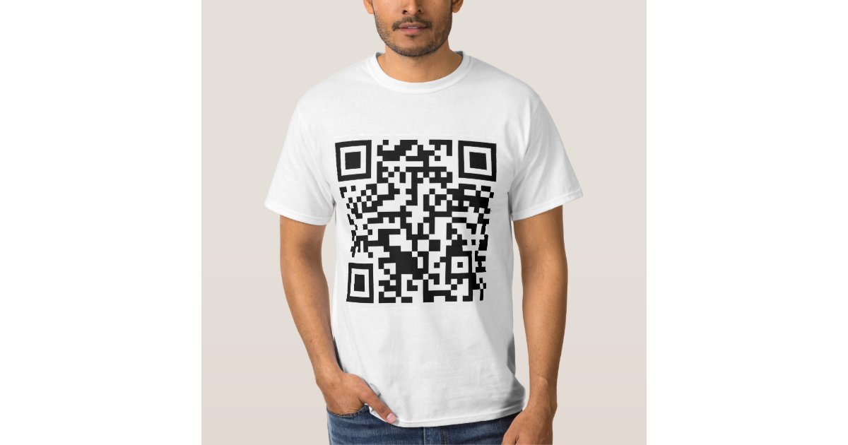 Rick Roll QR Code Rickrolled T-Shirt