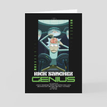 Rick Sanchez Genius Quote Graphic Card