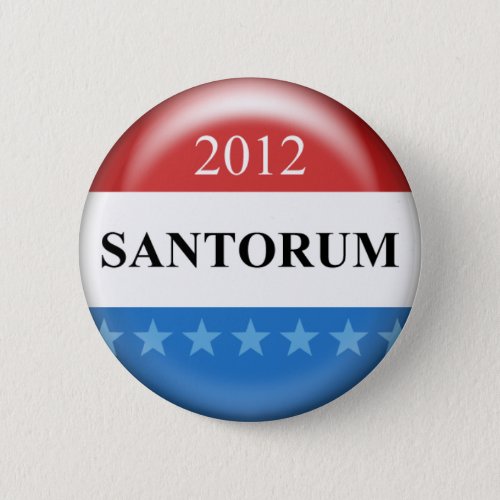 Rick Santorum 2012 Button