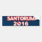 Rick Santorum for President 2016 Bumper Sticker