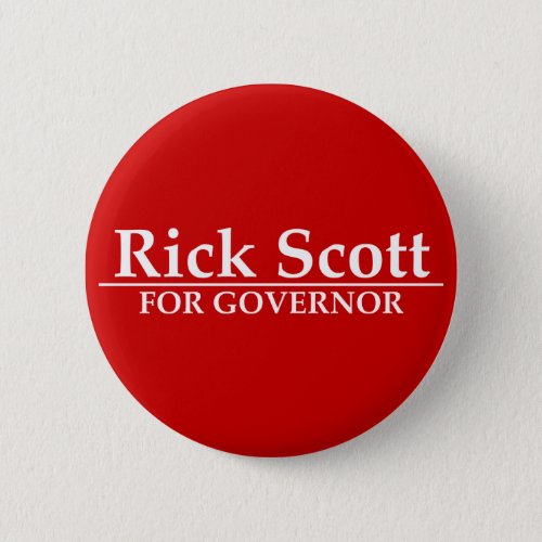 Rick Scott for Governor Button