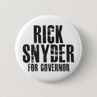 Rick Snyder For Governor 2010 Pinback Button