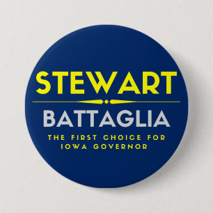 Rick Stewart for Iowa Governor Button