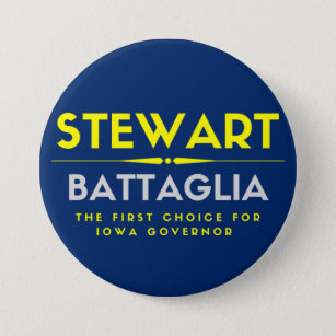 Rick Stewart for Iowa Governor Button