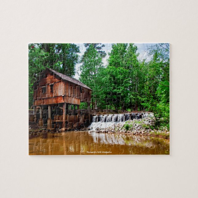 Rickard's Mill Alabama Jigsaw Puzzle (Horizontal)