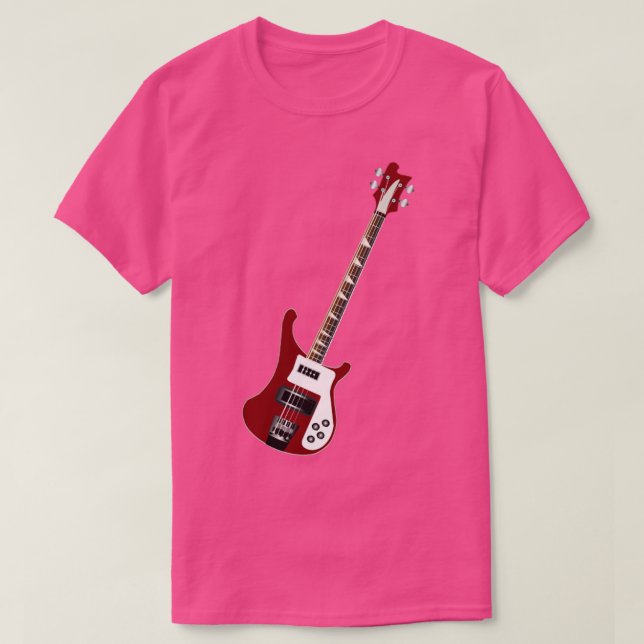 Rickenbacker BASS Guitar  T-Shirt (Design Front)