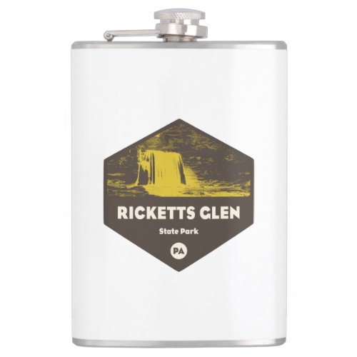 Ricketts Glen State Park Pennsylvania Flask