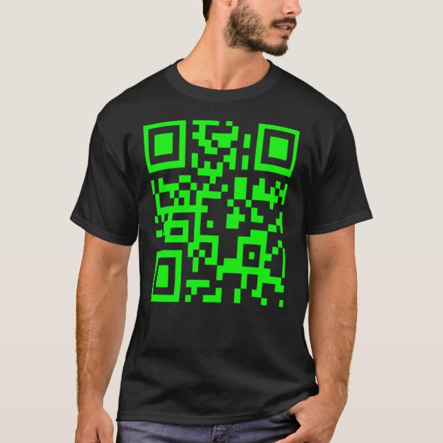 Rickroll qr code T-Shirt (Front)
