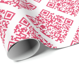 Rickroll Wrapping Paper in red