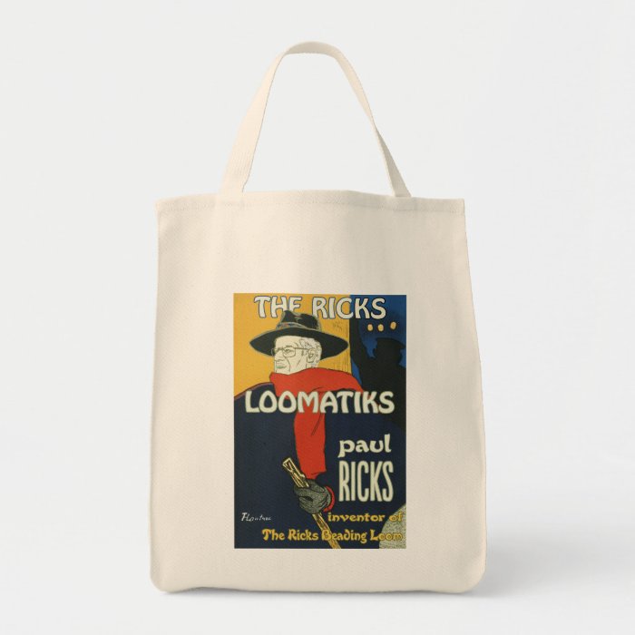 Ricks Loomatiks Grocery Tote Bag