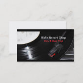 Rick's Record Shop Business Card (Front/Back)
