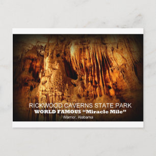 RICKWOOD CAVERNS STATE PARK - WARRIOR, ALABAMA POSTCARD