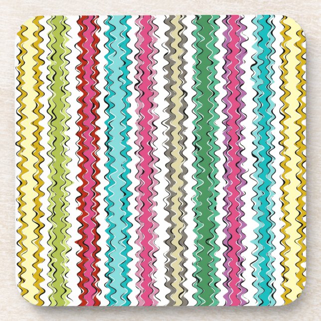 ricky chevron drink coaster (Front)