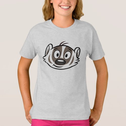 Ricky Raccoon  Boomer Badger Face T_Shirt