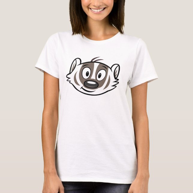 Ricky Raccoon | Boomer Badger Face T-Shirt (Front)