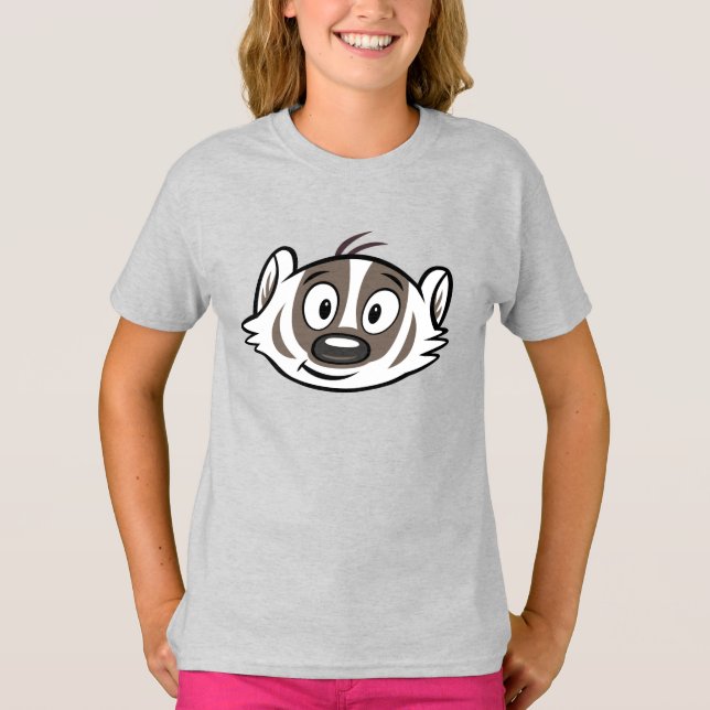 Ricky Raccoon | Boomer Badger Face T-Shirt (Front)