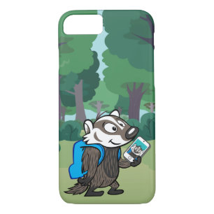 Ricky Raccoon Boomer Badger Selfie iPhone 8/7 Case