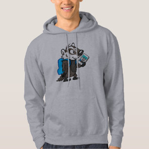 Ricky Raccoon Boomer Badger Selfie Hoodie