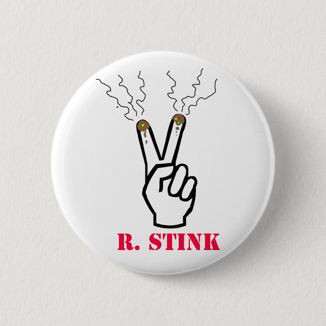 RickyStinkfingers Button (Front)