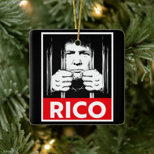 RICO Anti Trump Ceramic Ornament