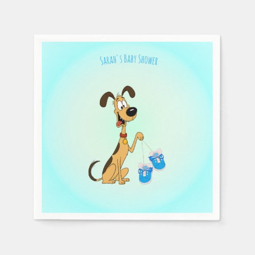 Rico the Dog Baby Boy Shower Guest Towels Napkins