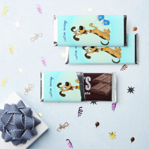 RICO THE DOG BABY SHOWER HERSHEY BAR FAVORS