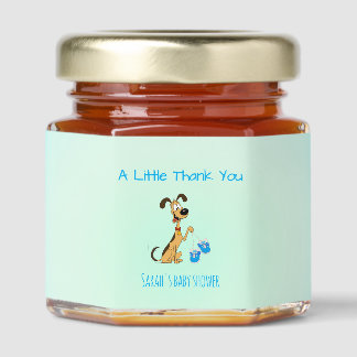 Rico The Dog Baby Shower Honey Jar Favors