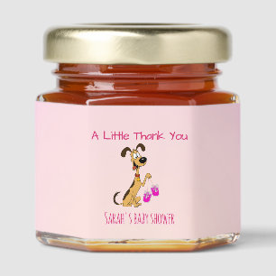 Rico The Dog Baby Shower Honey Jar Favors