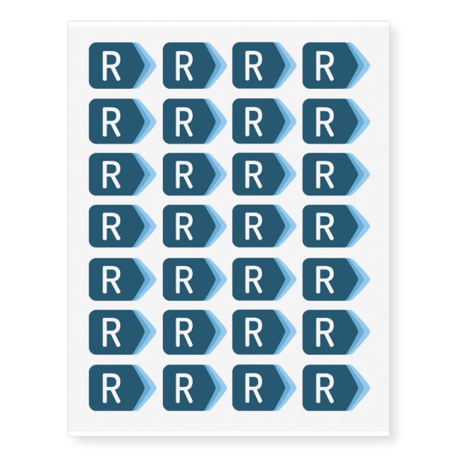 Ricochet 3.0 Temporary Tattoos (Front)