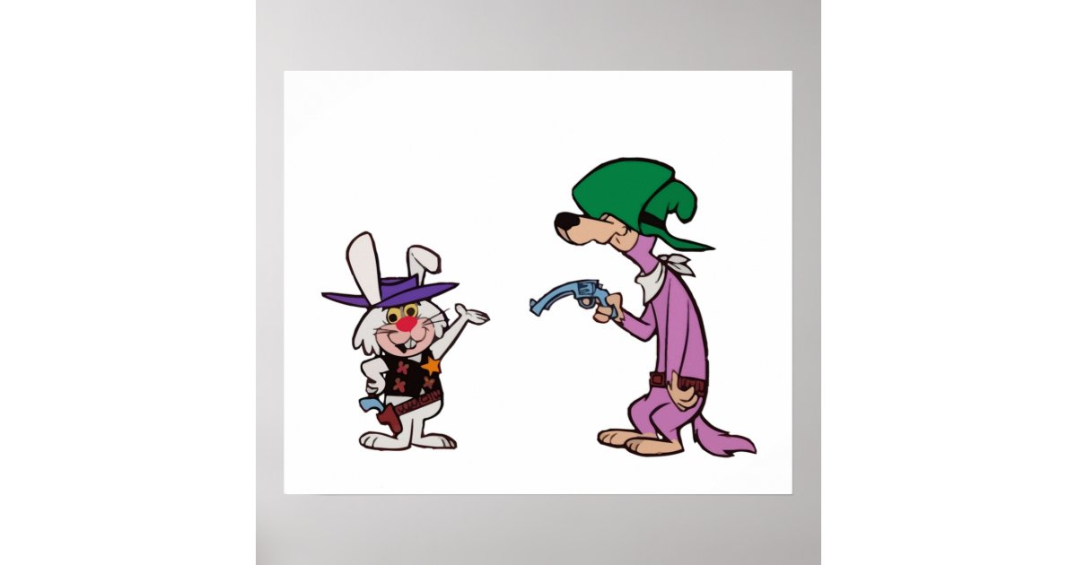 Ricochet Rabbit DroopaLong Poster | Zazzle